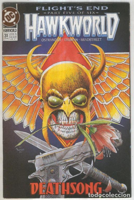 C&oacute;mics: HAWKWORLD, Vol.3 No.31: Death Song (DC 1993) - John Ostrander