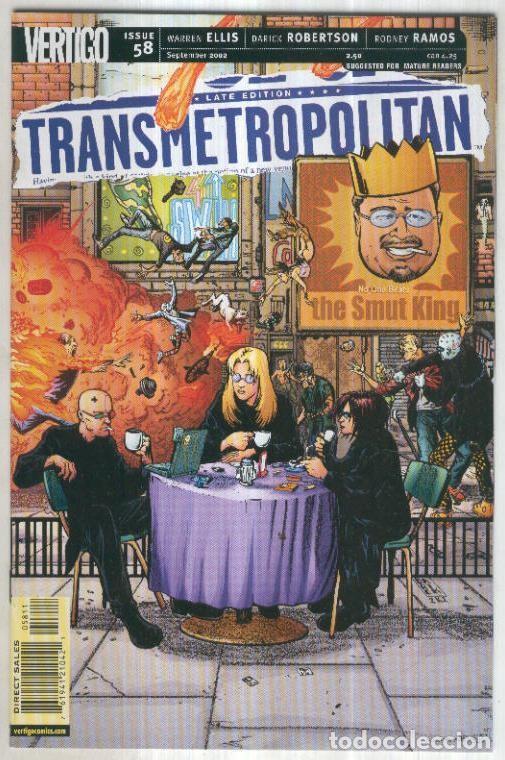 C&oacute;mics: TRANSMETROPOLITAN, Vo.1 No.58: Straight to Hell (DC-Vertigo 2002) - Warren Ellis