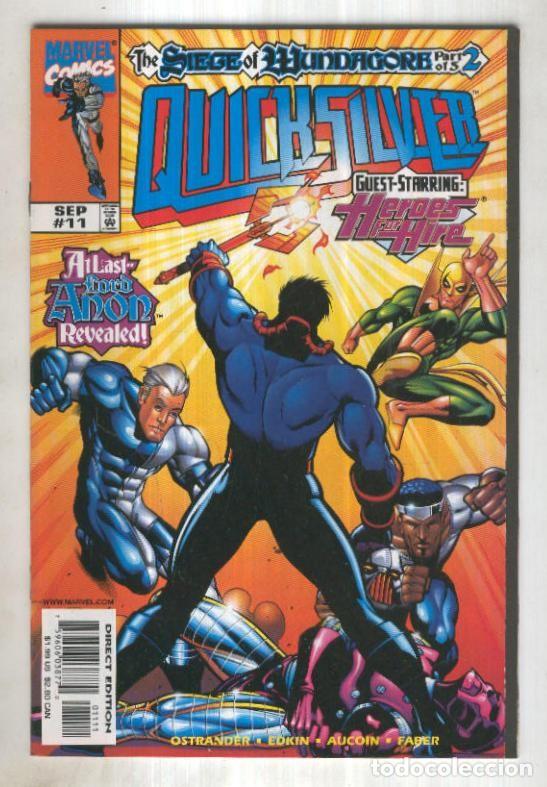 Comics: QUICKSILVER Vol.1, No.11: Anon No More (Marvel 1998) - John Ostrander y Joe Edkin