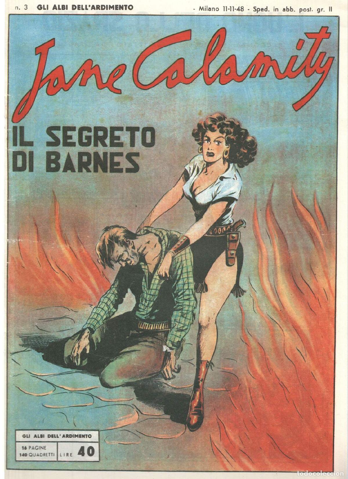 Comics: JANE CALAMITY, Numero 03: Il Segreto di Barnes (Subalpino 11-11-1948) - Paul