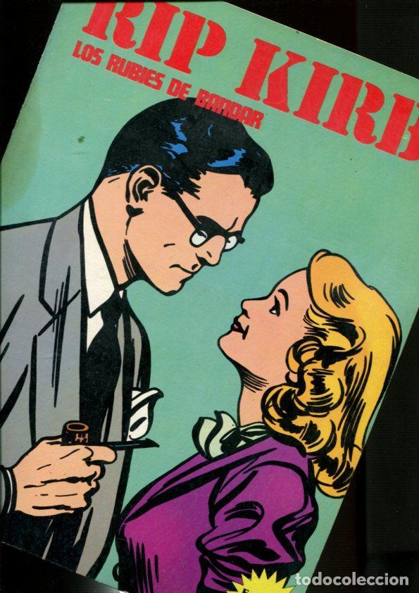 Comics: Burulan: Rip Kirby: Los rubies de Bandar (numerado 2 en interior) (cubierta con se&ntilde;al de haberle cai