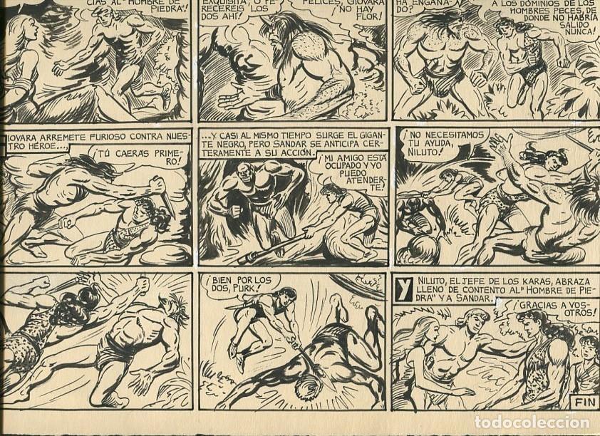 Comics: Dibujo original de: Purk el hombre de Piedra numero 155, pagina 10 de Giovara - Manuel Gago