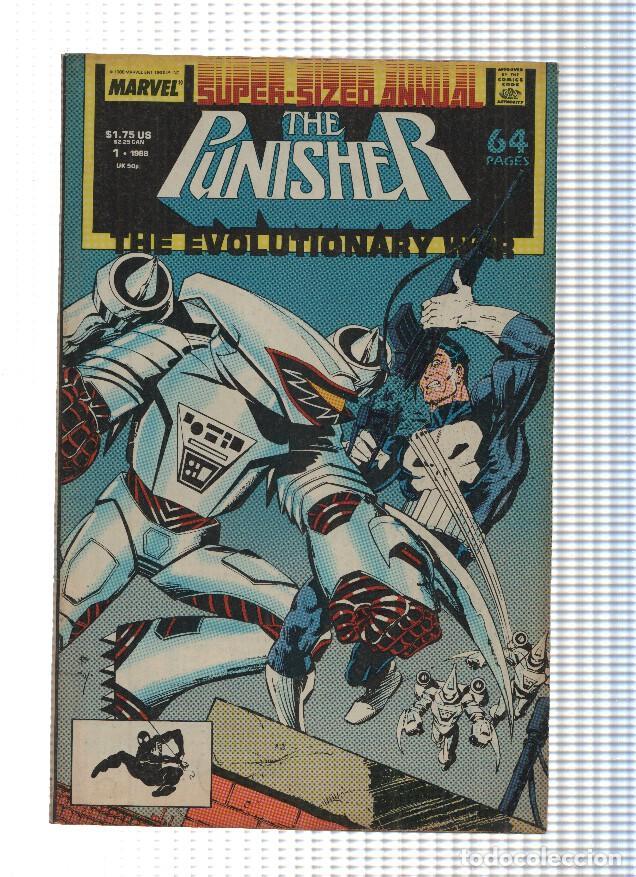 C&oacute;mics: THE PUNISHER: THE EVOLUTIONARY WAR - Super Sized Annual: Numero 01 (Marvel 1988) - Mike Baron - Foto 1