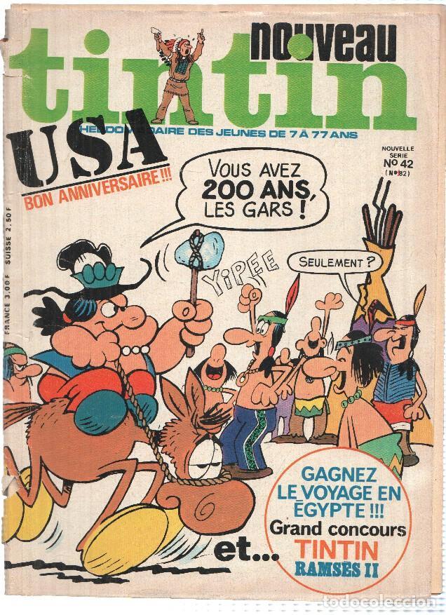 Comics : NOUVEAU TINTIN, Numero 42 (n&ordm;82): LES CIGARES DU PHARAON (Lombard 1978) - Varios
