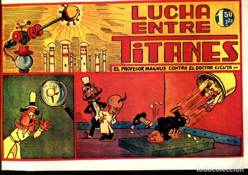 Comics: Facsimil El Profesor Magnus contra Dr.Cicuta : Lucha entre titanes - Erik