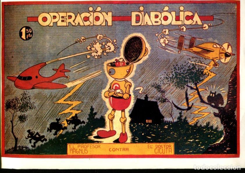 Comics: Facsimil El Profesor Magnus contra Dr.Cicuta : Operacion diabolica - Erik