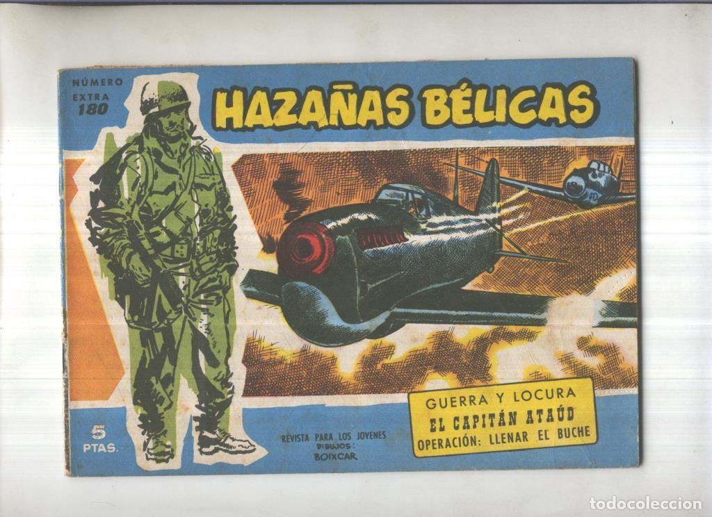 Comics: Haza&ntilde;as Belicas Azules numero 180: Guerra y locura-El capitan Ataud-Operacion Llenar el buche - Boix