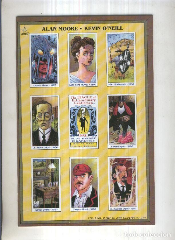 Comics: THE LEAGUE OF EXTRAORDINARY GETLEMEN Vol.1: Numero 02 (ABC 1999) - Alan Moore