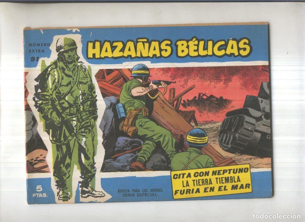 Comics: Haza&ntilde;as Belicas Azules numero 091: Cita con Neptuno-La tierra tiembla-Furia en el mar - Boixcar