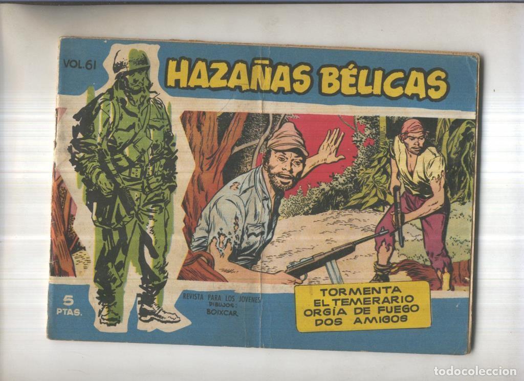 Comics: Haza&ntilde;as Belicas Azules numero 061: Tormenta-El temerario-Orgia de fuego- - Boixcar