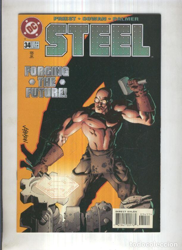 Comics: STEEL, Vol.1 No.34: Bang (DC 1996) - Louise Simonson