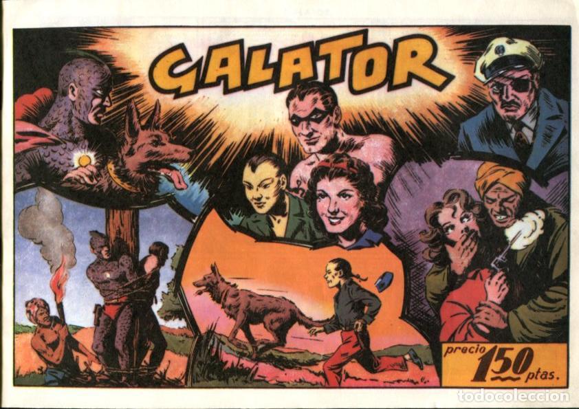 C&oacute;mics: Facsimil: Galator: Galator (trasera: Herrerita del oviedo) - - Foto 1