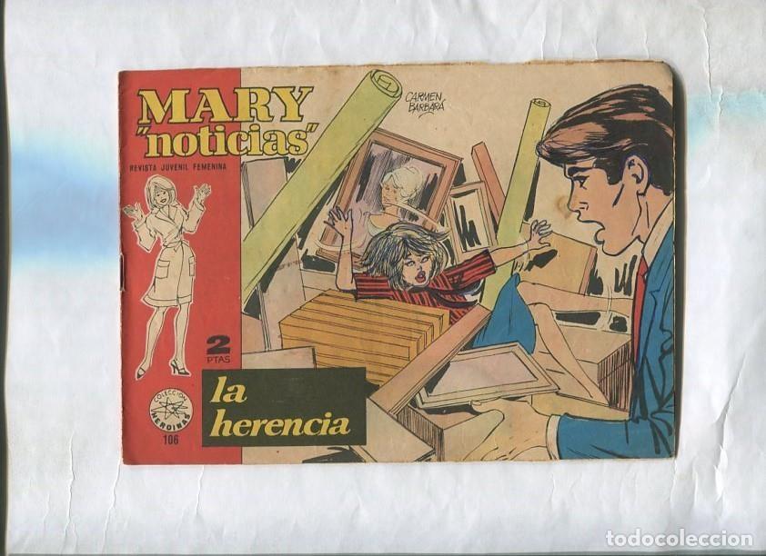 Comics: Mary Noticias numero 106: trasera foto de Fabian - Roy Mark-Carmen barbara