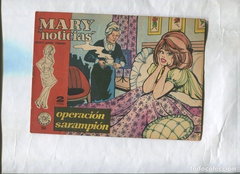 Comics: Mary Noticias numero 104: trasera foto Luis Davila - Roy Mark-Carmen barbara