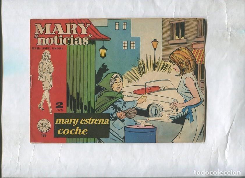 Comics: Mary Noticias numero 126: trasera foto de Julian Mateos - Roy Mark-Carmen barbara