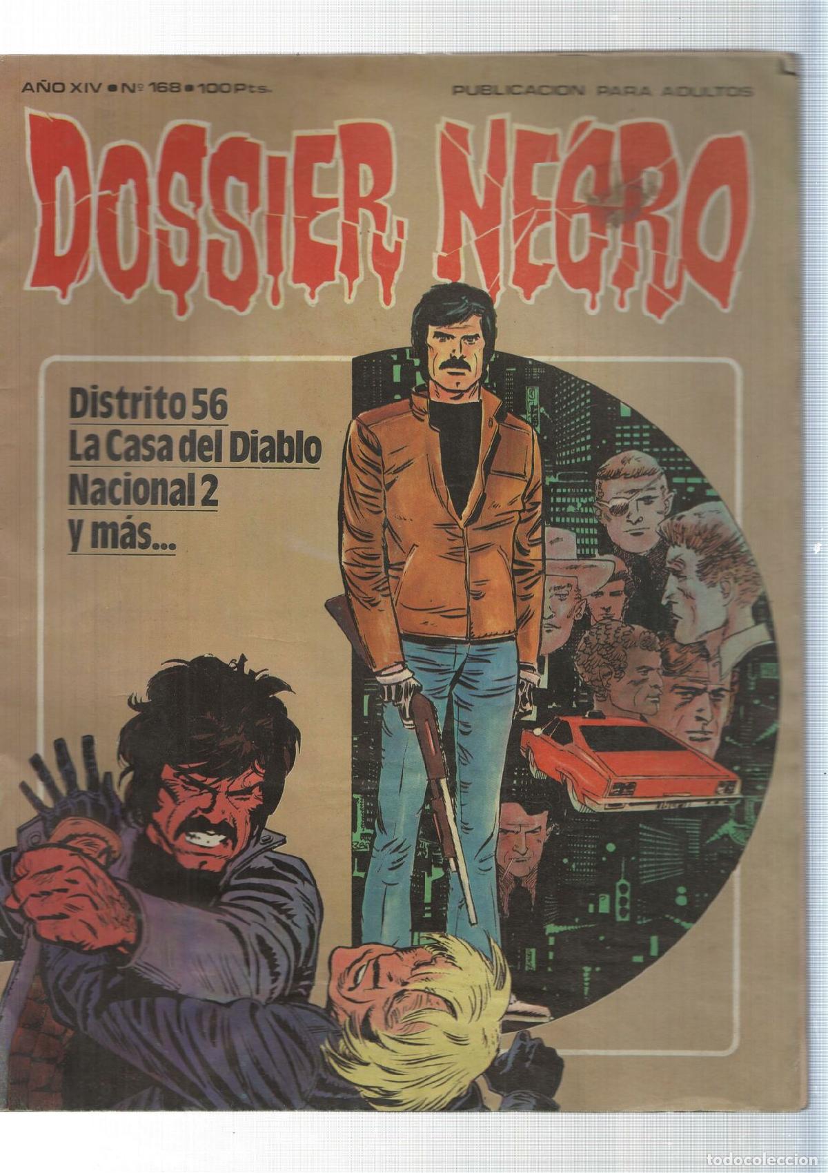 C&oacute;mics: Dossier Negro numero 168: Distrito 56, Nekradamus - varios