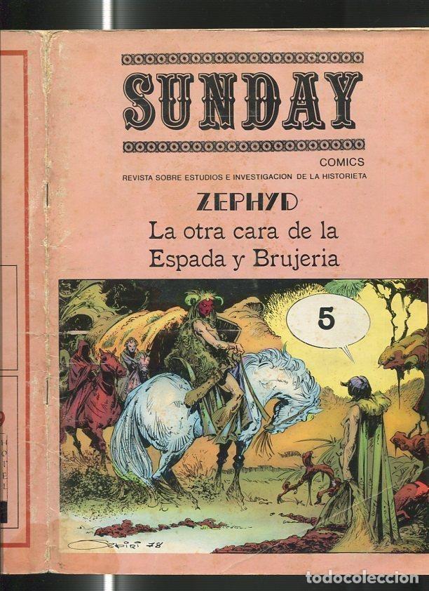 Comics: Sunday numero 05 (numerado 3 en interior cubierta y cubierta algo sucia) - Varios