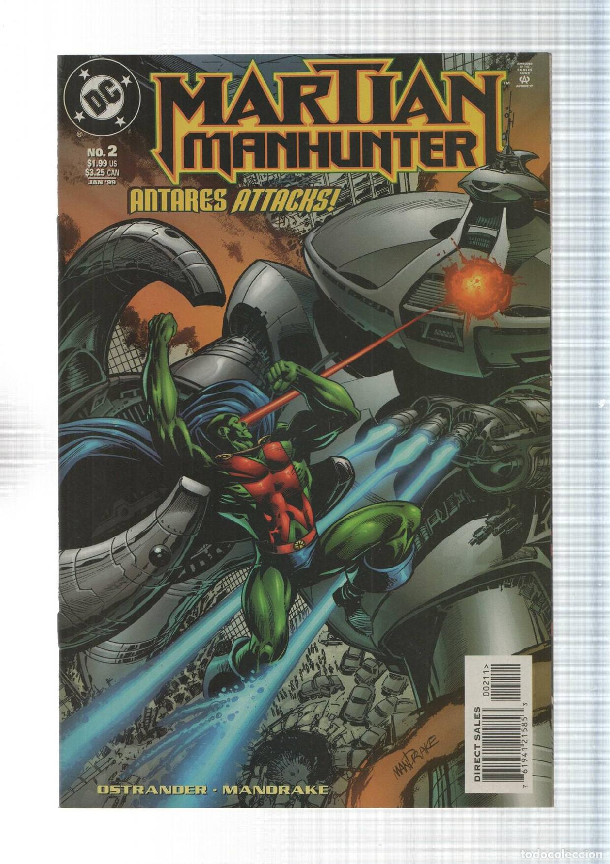 C&oacute;mics: DC Comics: Antares Attacks. Bio Armor Jade Warrior - Martian Manhunter numero 2 - Foto 1