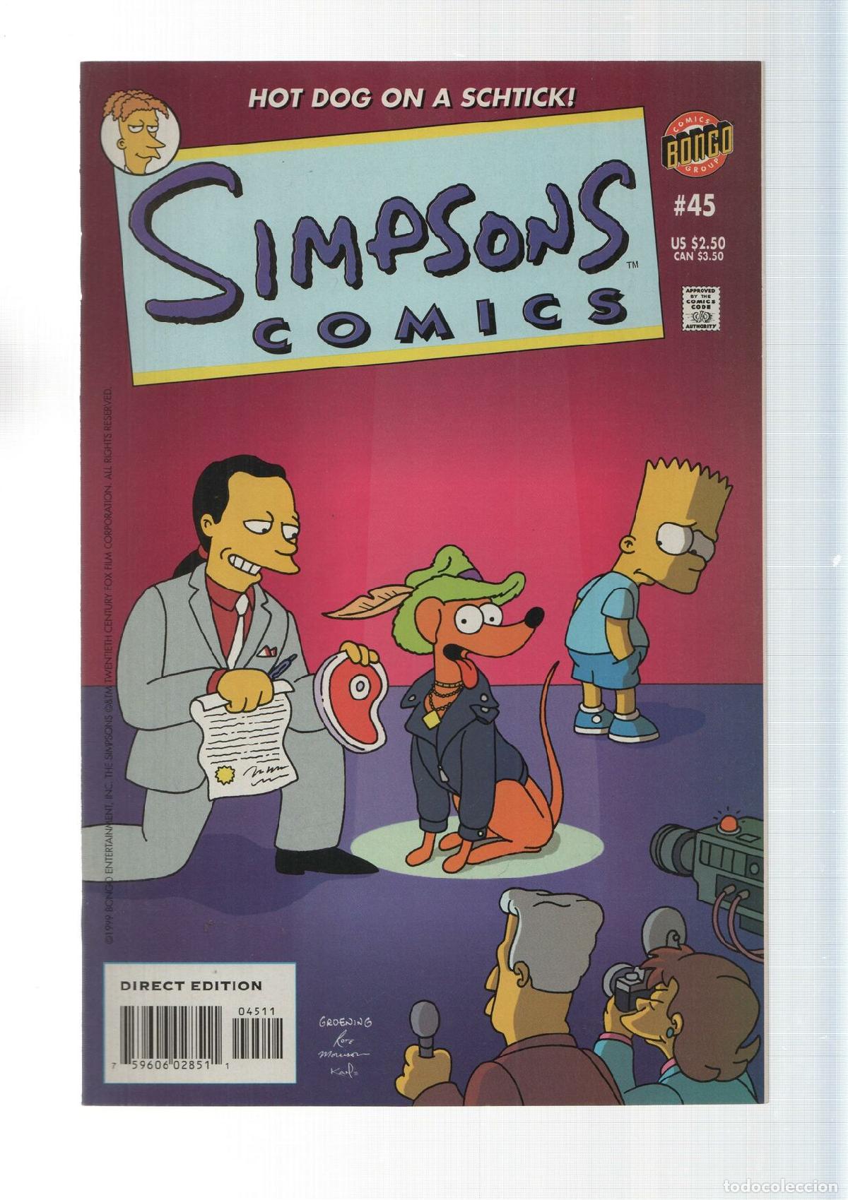 C&oacute;mics: Bongo: Hamburgers little helper - Simpsons Comics numero 45 - Foto 1