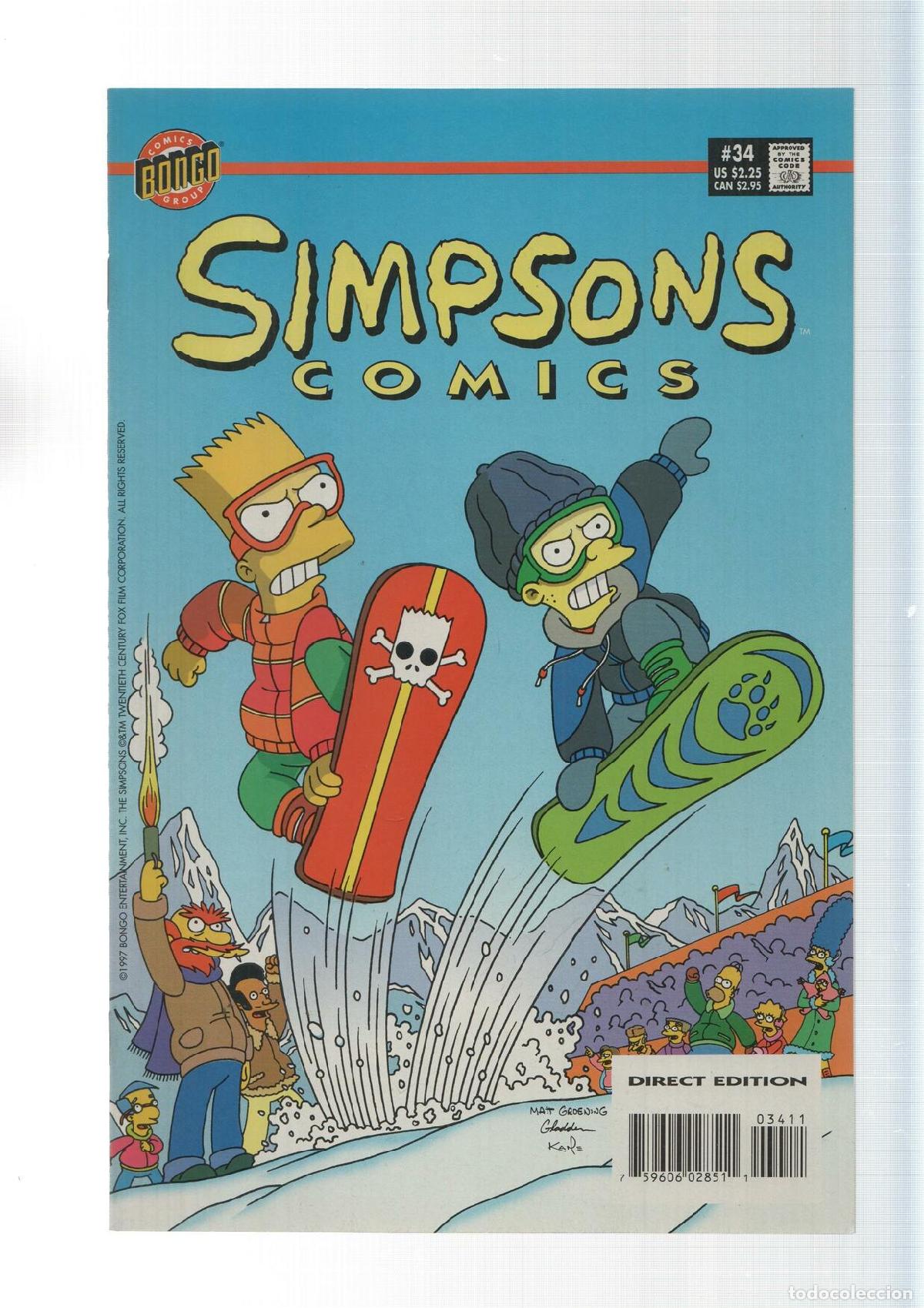 C&oacute;mics: Bongo: Burnisie on board - Simpsons Comics numero 34 - Foto 1