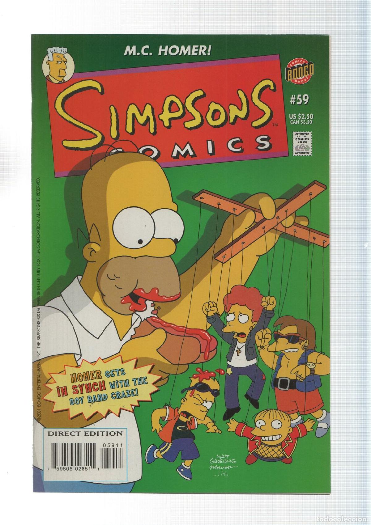 C&oacute;mics: Bongo: Faking the band - Simpsons Comics numero 59 - Foto 1