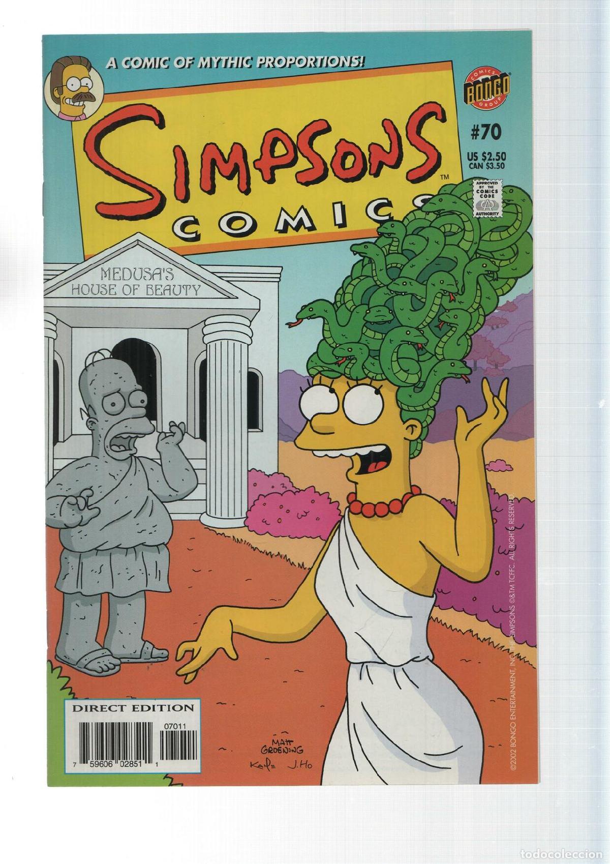 C&oacute;mics: Bongo: Greek to me - Simpsons Comics numero 70 - Foto 1