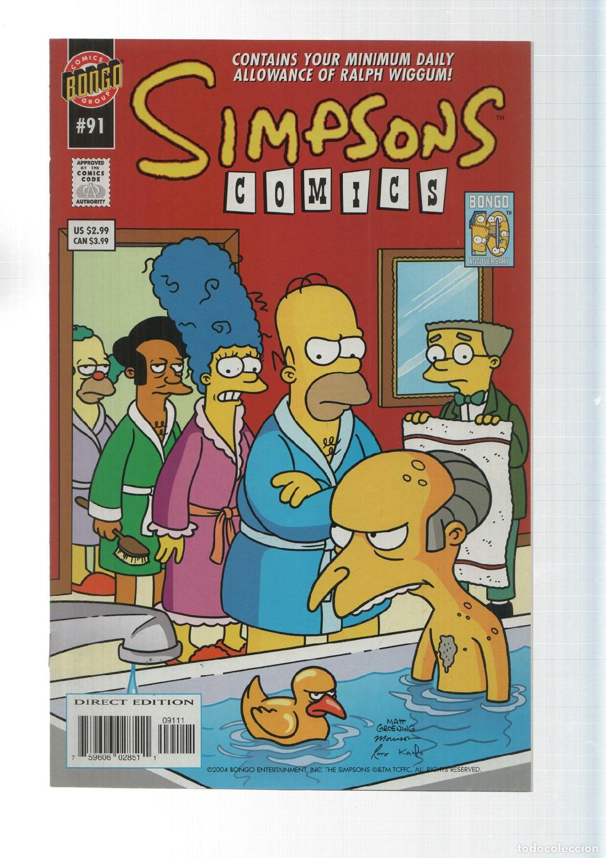 C&oacute;mics: Bongo: 3000s company - Simpsons Comics numero 91 - Foto 1