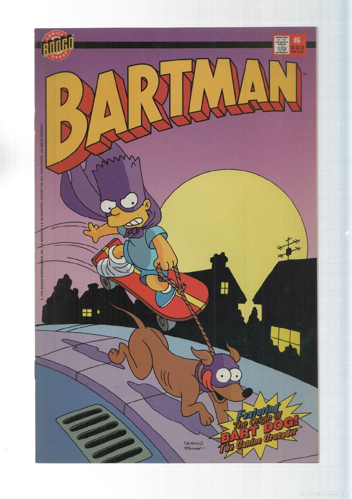 C&oacute;mics: Bongo: Bartman part III, The Great Purpple Hope - Bartman numero 6 - Foto 1