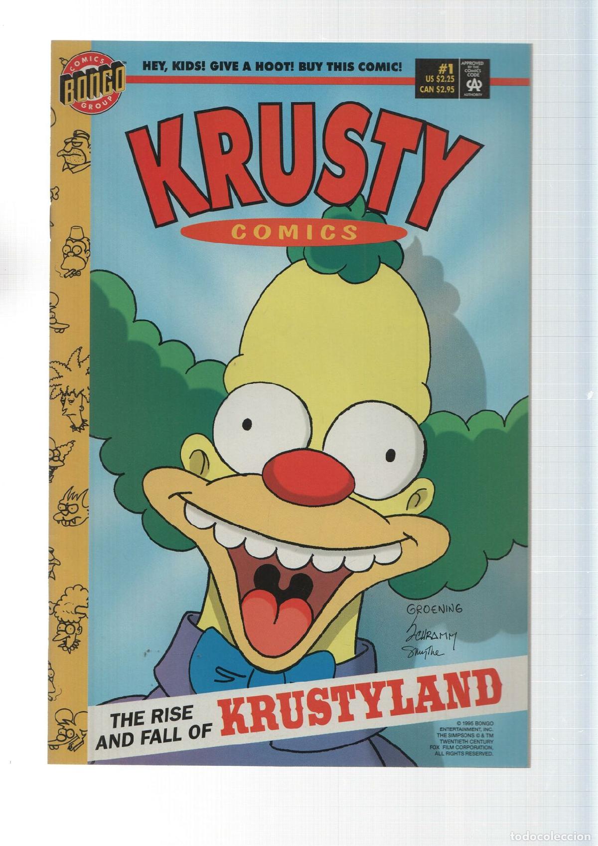 C&oacute;mics: Bongo: The Rise and Fall of Krustyland - Krust Comics numero 1 - Foto 1