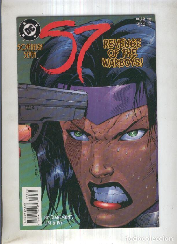 C&oacute;mics: SOVEREIGN SEVEN, Vol.1 No.33: Parts of Glory (DC 1998) - Chris Claremont