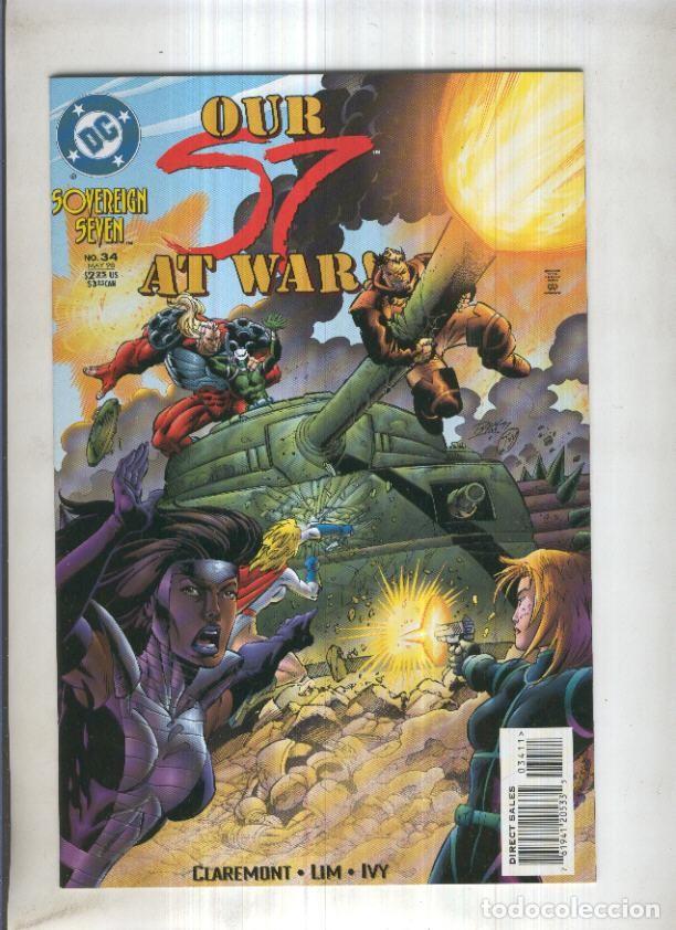 Comics : SOVEREIGN SEVEN, Vol.1 No.34: Battlegrounds (DC 1998) - Chris Claremont