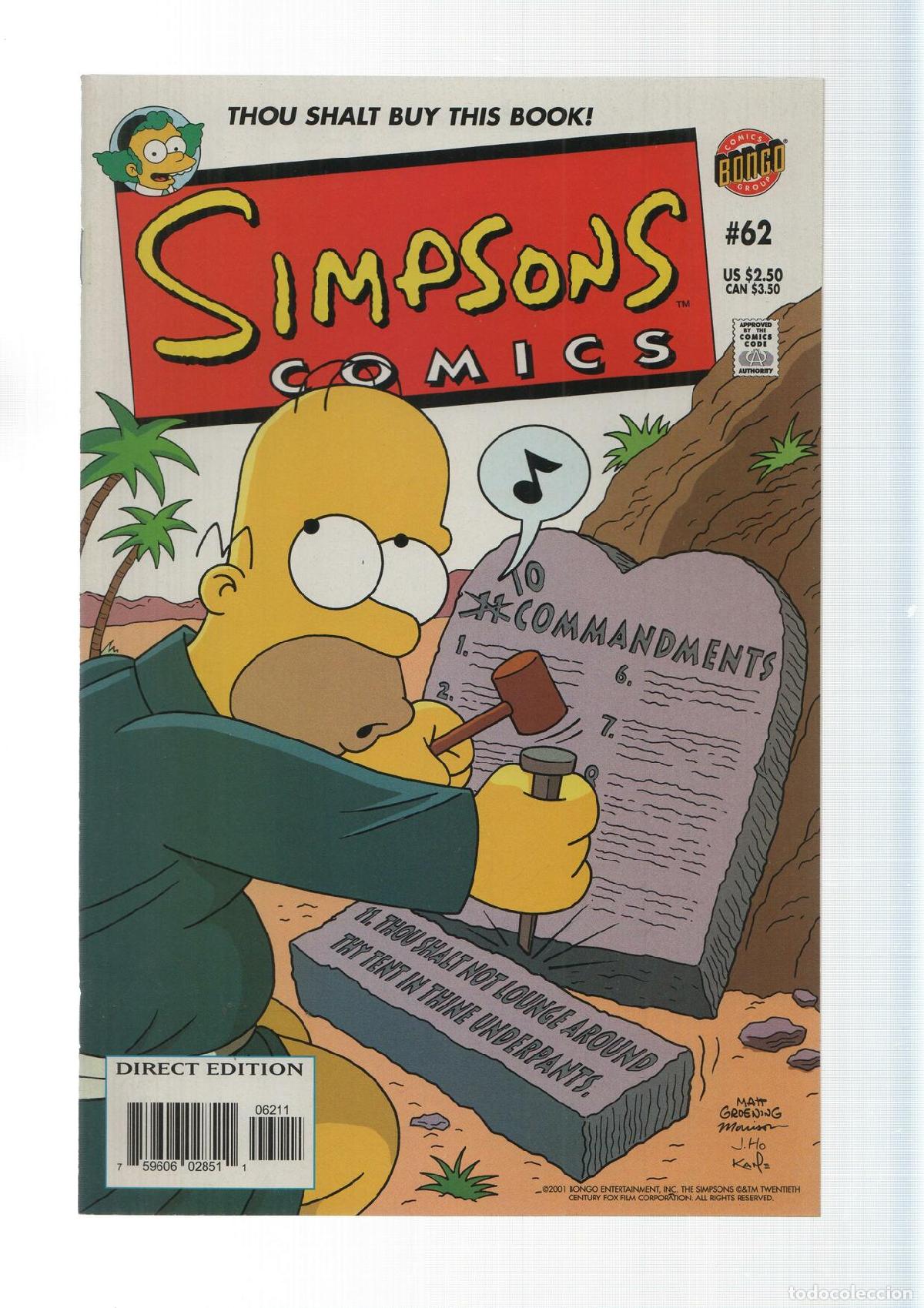 C&oacute;mics: Bongo: Bible Stories - Simpsons comics numero 62 - Foto 1