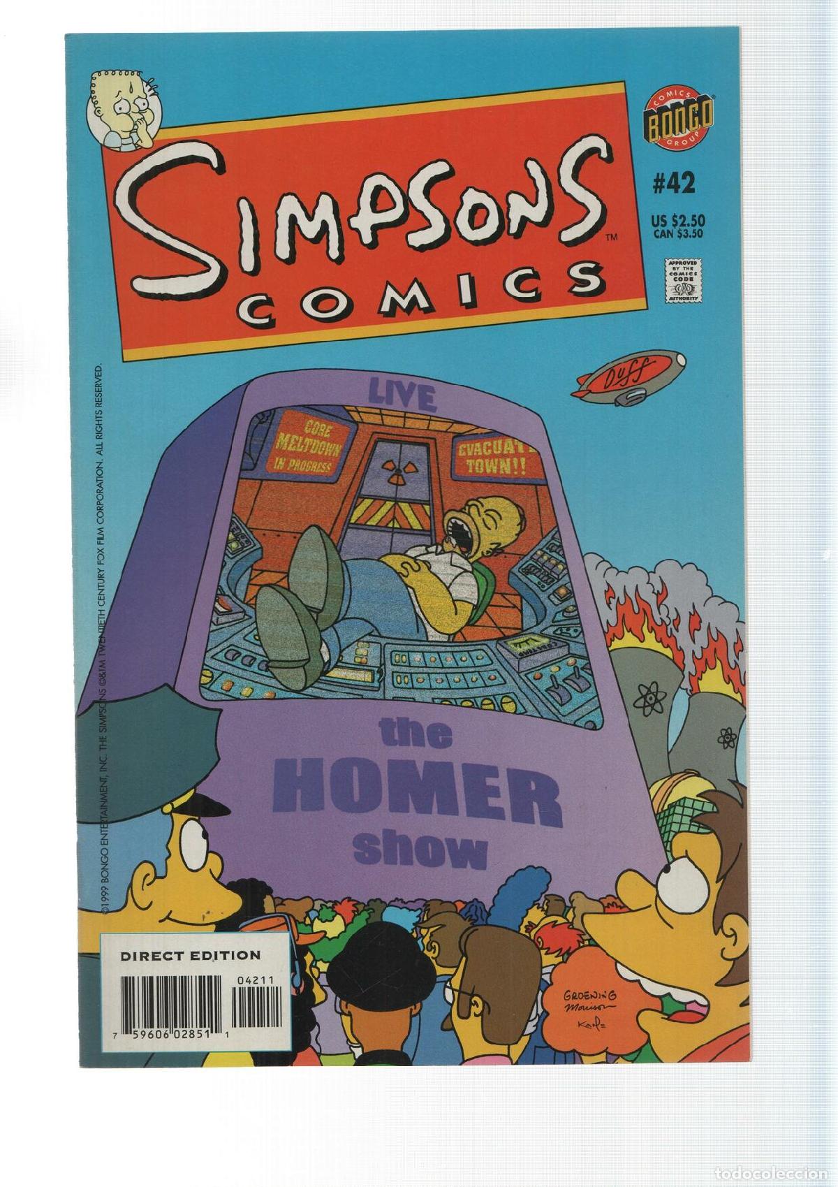 C&oacute;mics: Bongo: The Homer show - Simpsons Comics numero 42 - Foto 1