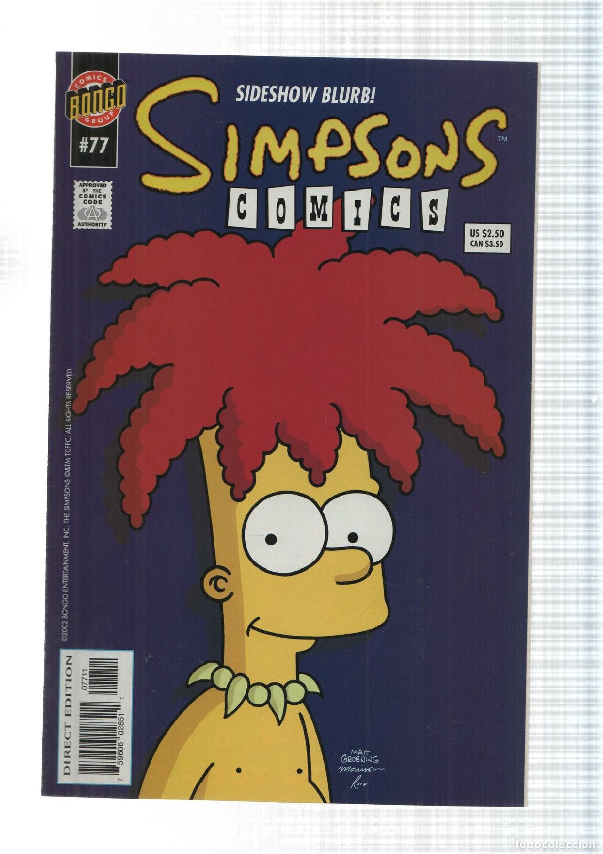 C&oacute;mics: Bongo: The Many Faces of Bob - Simpsons comics numero 77 - Foto 1