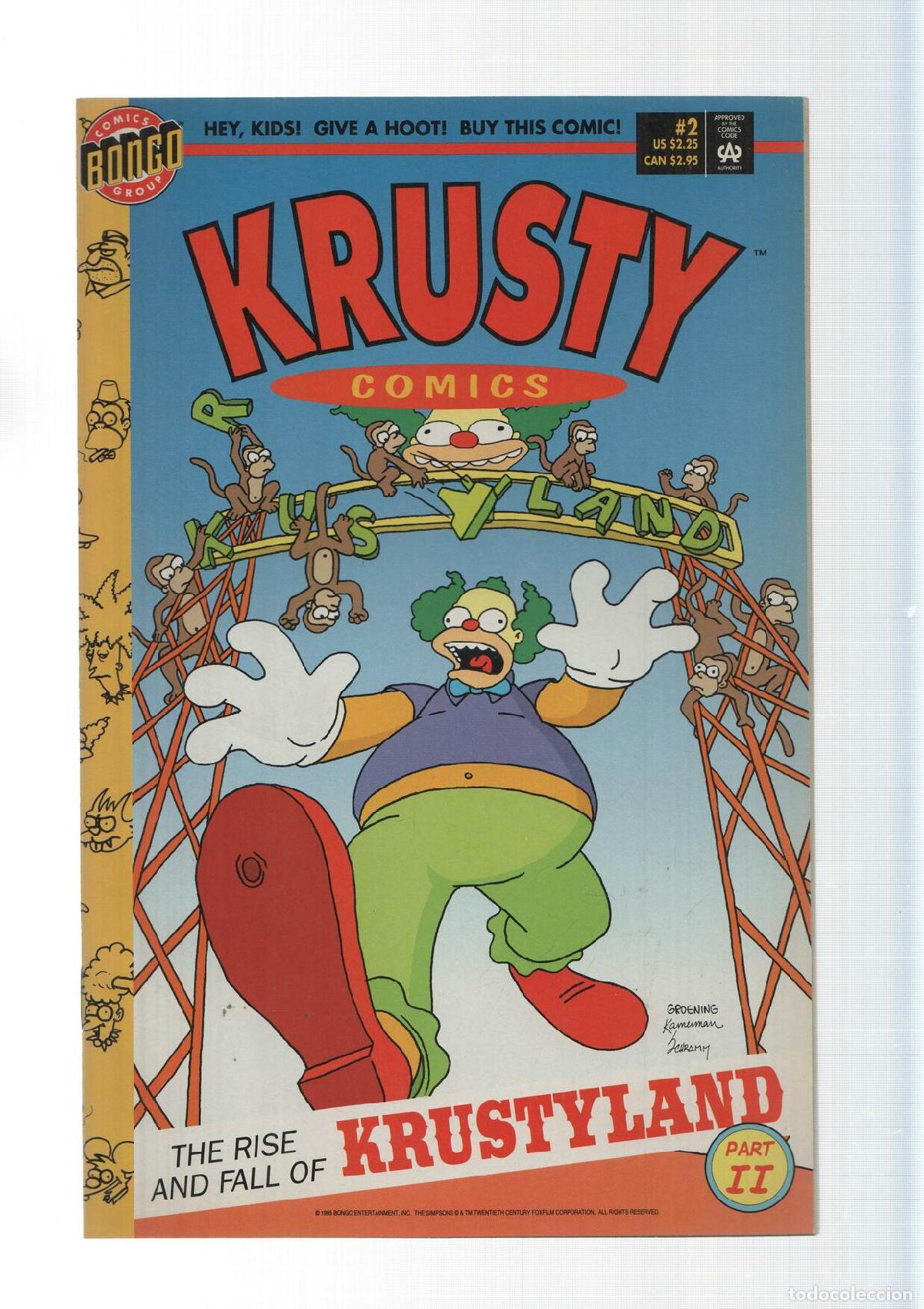 C&oacute;mics: Bongo: The Rise and Fall of Krustyland part two - Krust Comics numero 2 - Foto 1