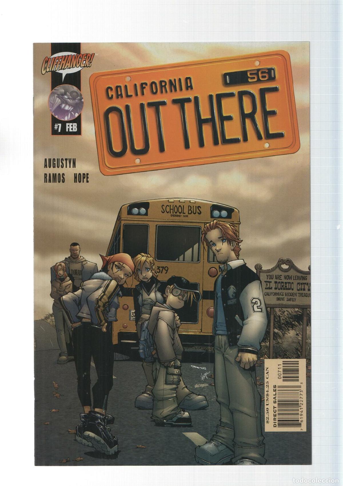 Comics : Cliffhanger: The Road To El Dorado, chapter 1: Left Behind. California Out There numero 7. Augustyn-