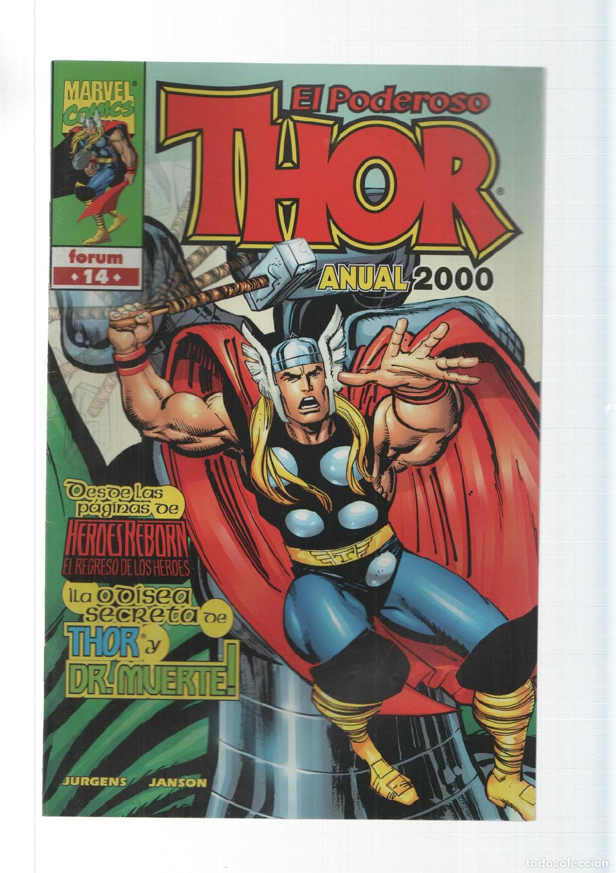 C&oacute;mics: Planeta-DeAgostini: Anual 2000. Llanto de un Dios - EL Poderoso Thor numero 14, vol. 4. Marvel comic - Foto 1
