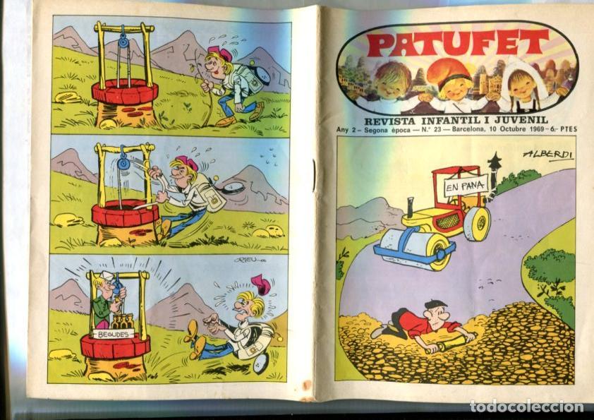 Comics : Patufet segona epoca numero 023: El gat i la guilla conte popular rus, Jordi L'aprenent, La nuri: la