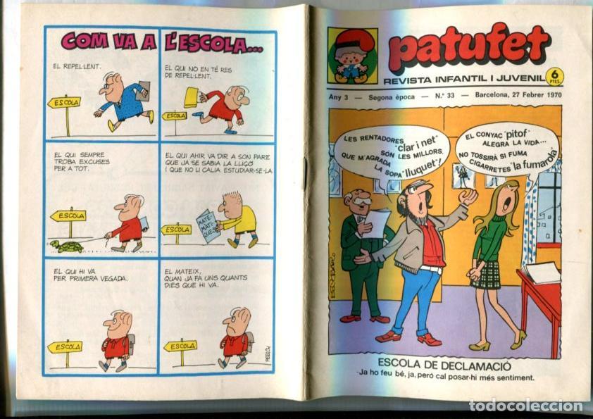 Comics : Patufet segona epoca numero 033: Jordi L'aprenent, La Nuri, La petita vaca, conte popular rus, Tarza