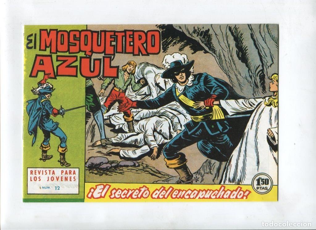 Comics: Facsimil: El Mosquetero Azul numero 12: El secreto del encapuchado - Manuel Gago