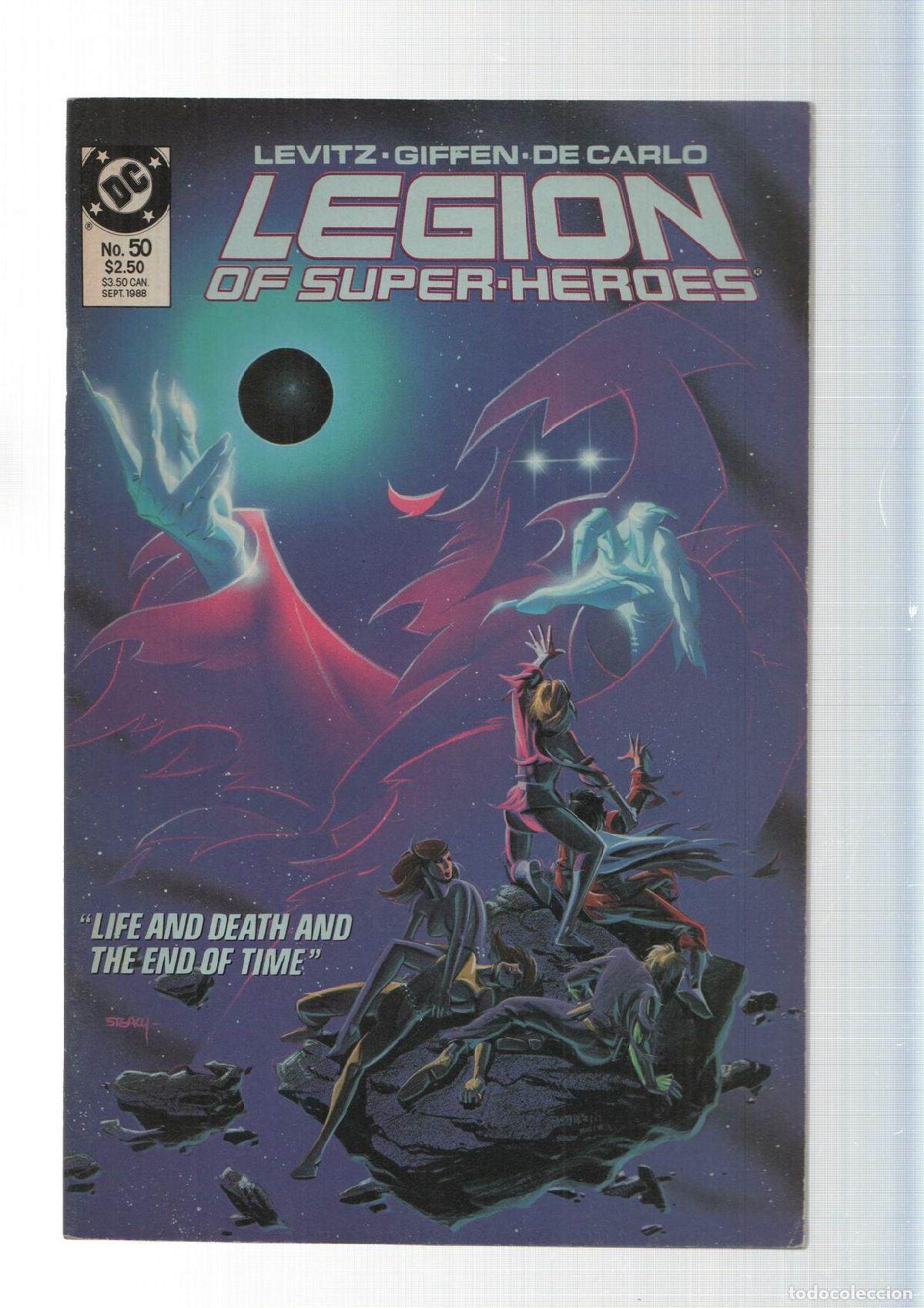 C&oacute;mics: DC Comics: Life and death and the end of time. Legion of Super-Heroes numero 50