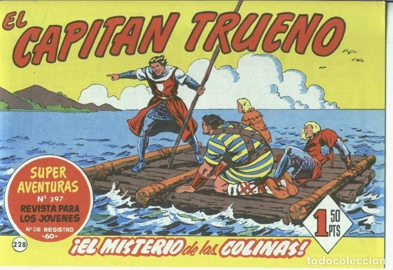 Comics: El Capitan trueno facsimil numero 228: El misterio de las colinas (numerado 1 en trasera) - Angel Pa