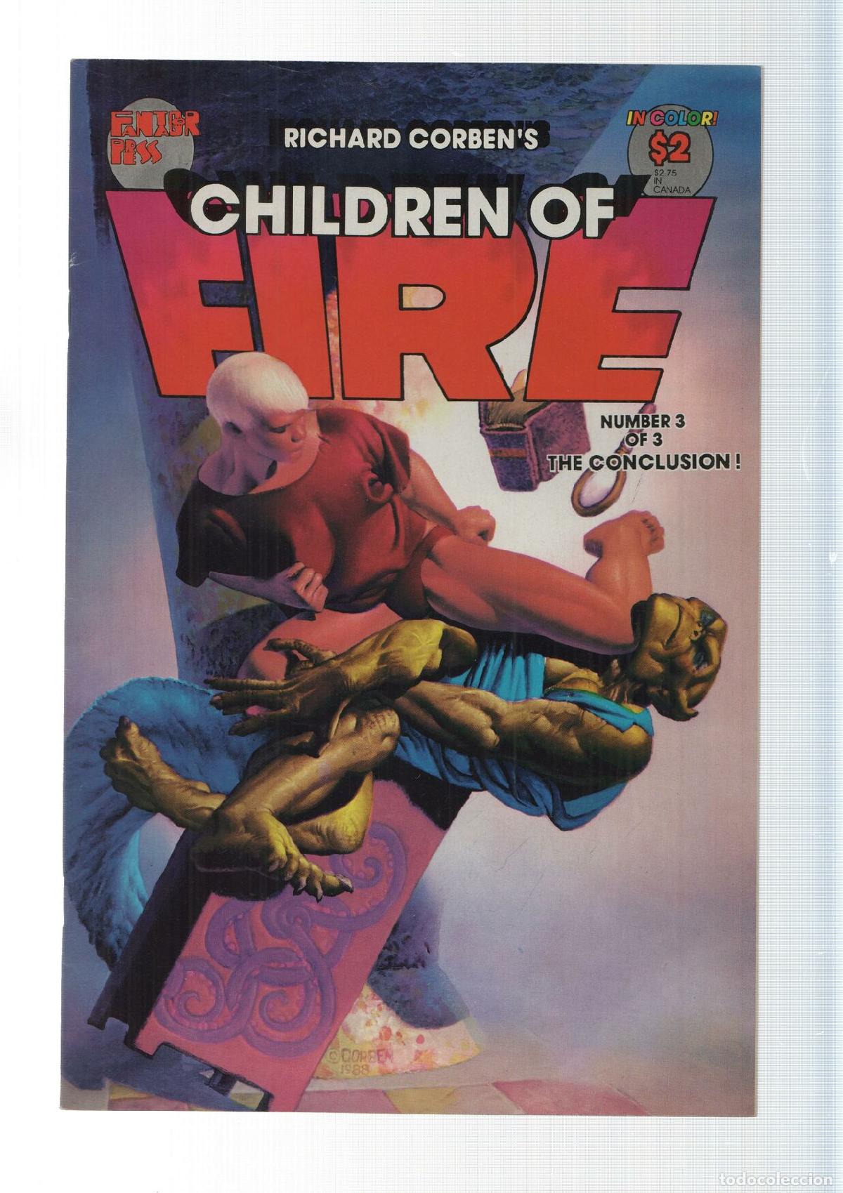 C&oacute;mics: Fantagor: Children of Fire num 3. Richard Corben