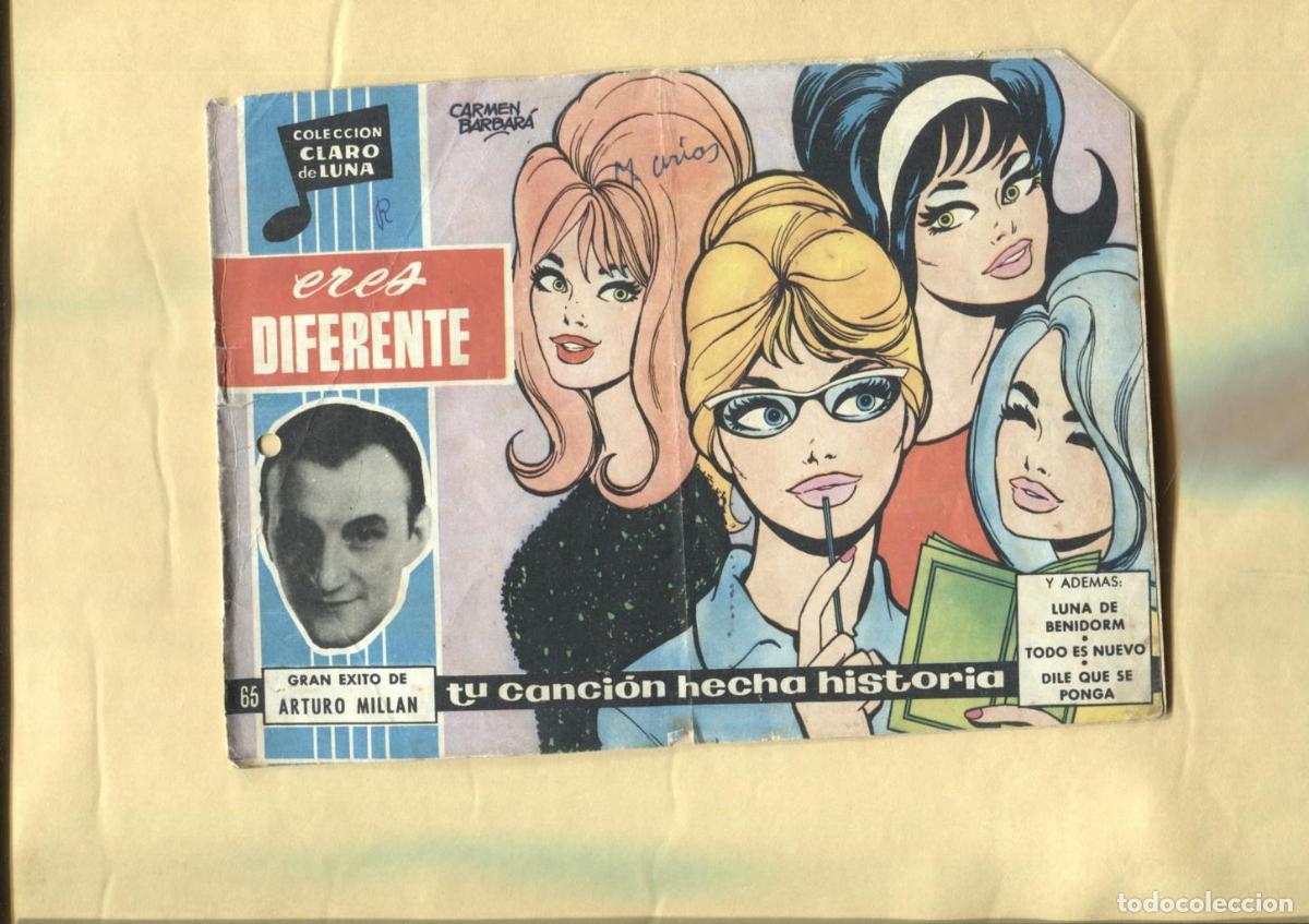 Comics: Claro de Luna numero 065: Eres diferente de Arturo Millan - Carmen barbaras