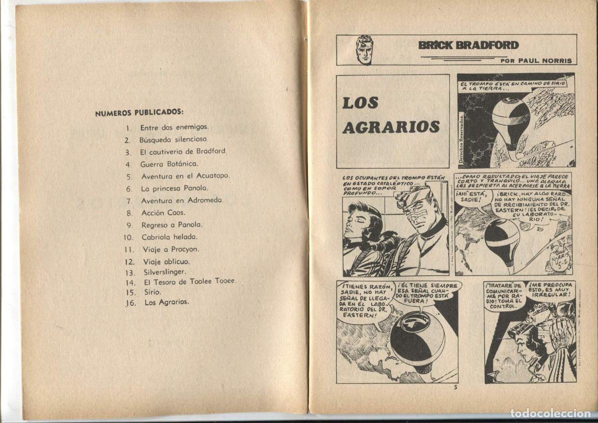 Comics: Heroes Modernos serie Brick Bradford numero 16: Los agrarios - Paul Norris