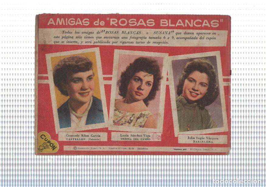 Comics: Rosas Blancas numero 043: ;La ultima travesura (numerado 2 trasera) - Maria Pascual