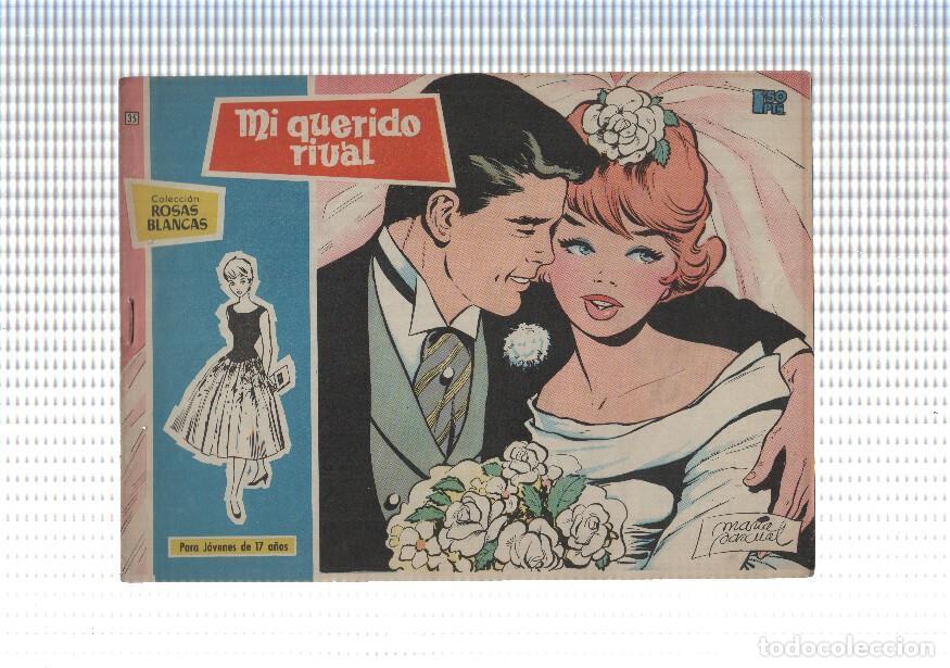 Fumetti: Rosas Blancas numero 035: Mi querido rival (numerado 1 en trasera) - Maria Pascual