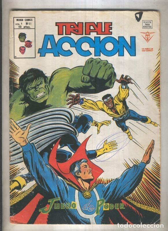 C&oacute;mics: Triple Accion numero 11 (numerado 3 en trasera) - Varios - Foto 1