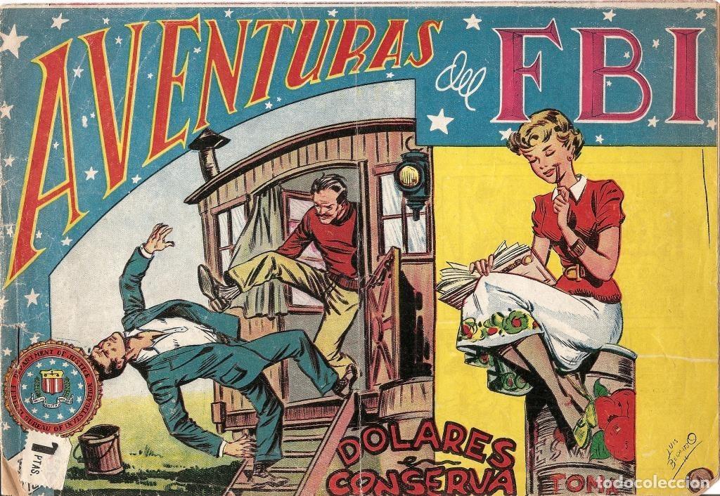 Comics: Aventuras del FBI original numero 065: Dolares en conserva (numerado 1 en trasera) - Luis Bermejo