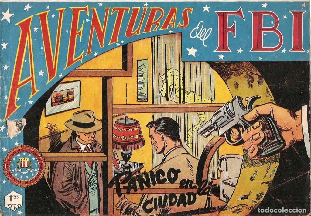 Comics: Aventuras del FBI original numero 075: Panico en la ciudad (numerada 1 en trasera) - Luis Bermejo